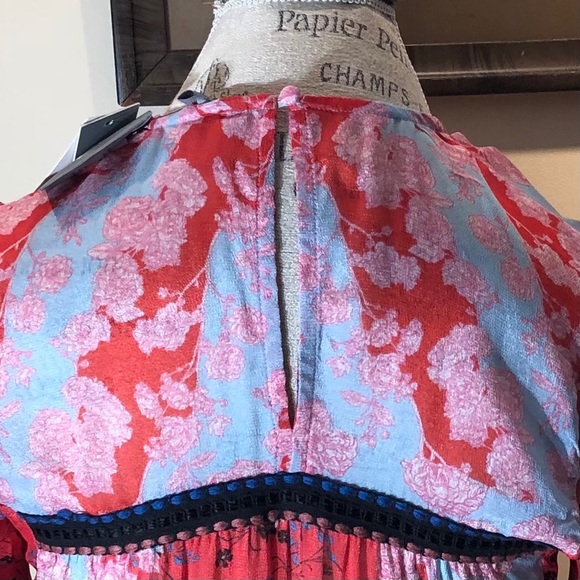 Anthropologie Honora Red Blouse Size XXS - Picture 9 of 12